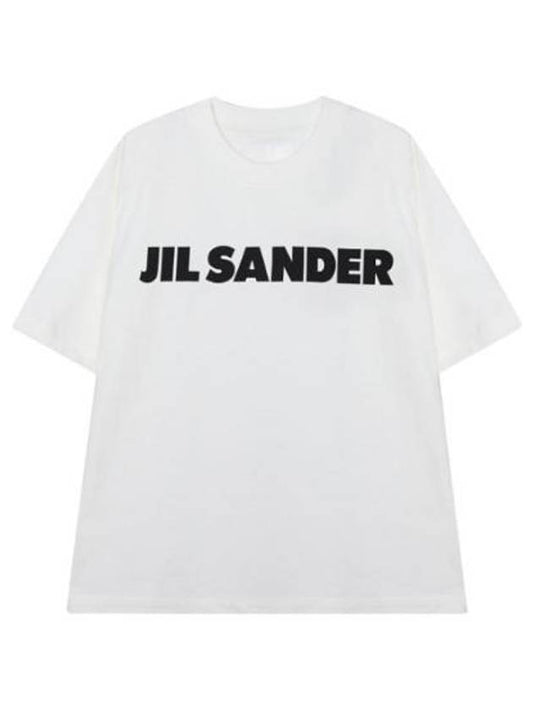 short sleeve t-shirt logo - JIL SANDER - BALAAN 1