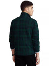 Men's Tartan Check Half Zip Up Knit Top Green - POLO RALPH LAUREN - BALAAN 5