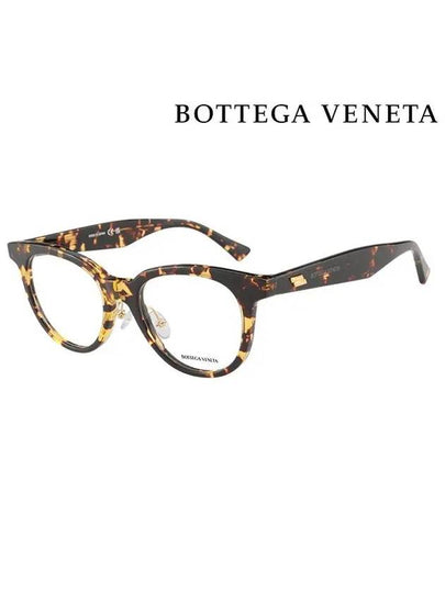 Eyewear Round Acetate Eyeglasses Havana - BOTTEGA VENETA - BALAAN 2