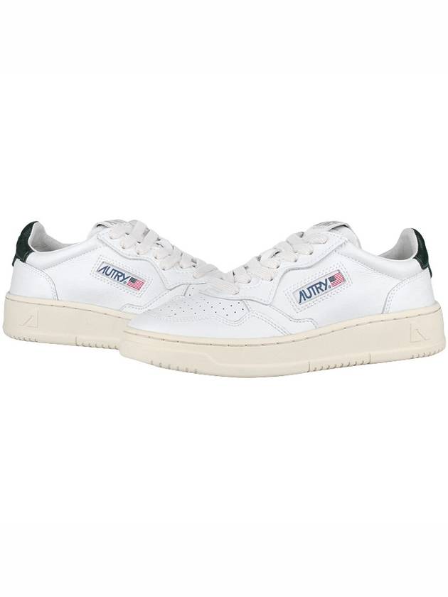 Medalist Green Tab Low Top Sneakers White - AUTRY - BALAAN 3