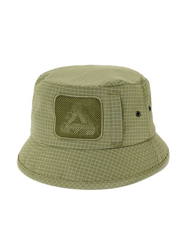 Y Ripstop Shell Bucket Hat Lime P24H134 - PALACE - BALAAN 1