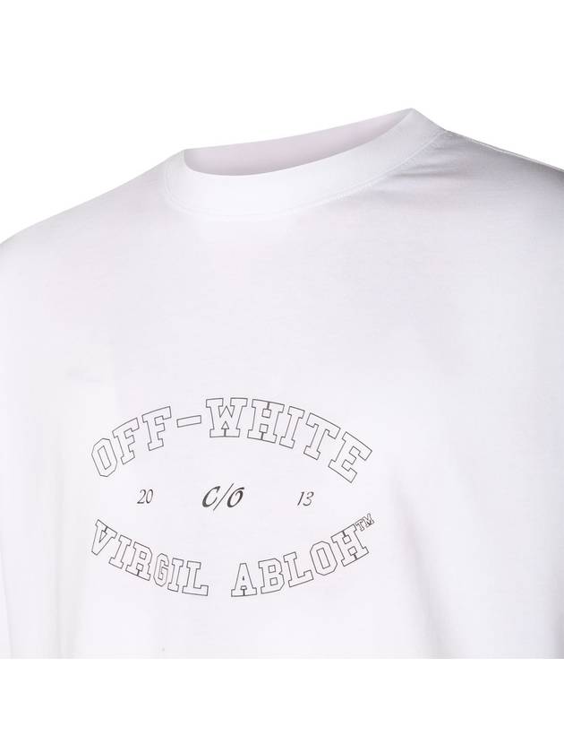 Off-White White Cotton T-Shirt - OFF WHITE - BALAAN 3