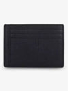 Grained Leather Card Wallet Black - BURBERRY - BALAAN 2