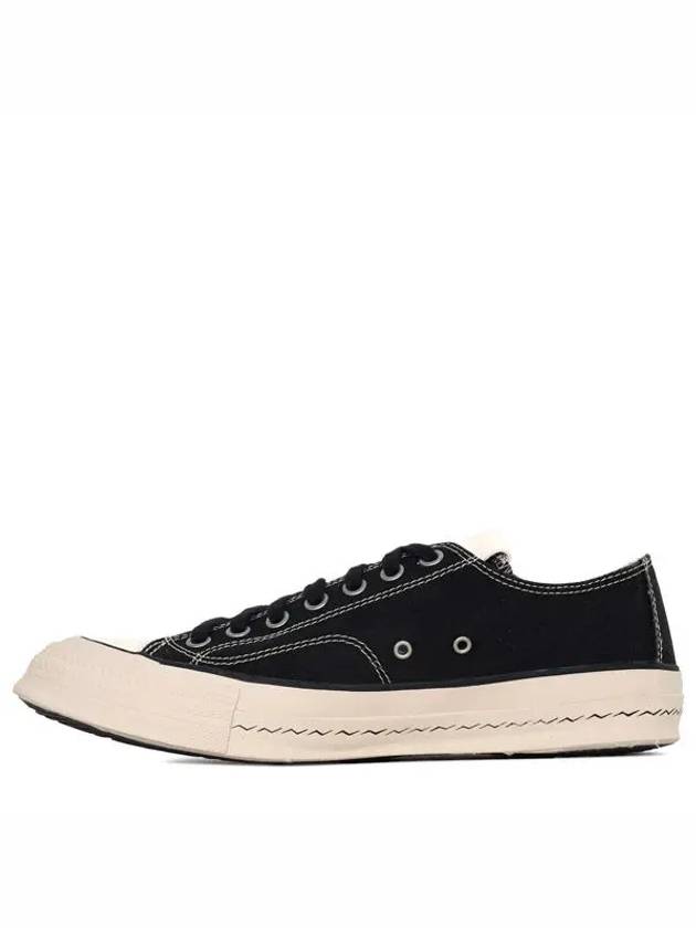 Cotton Low-Top Sneakers Black - VISVIM - BALAAN 3