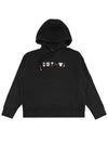 Prizes Oversized Fit Hoodie Black - MAISON KITSUNE - BALAAN 2