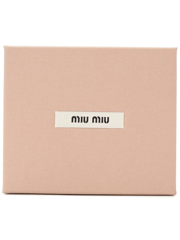 Matelasse Leather Half Wallet White - MIU MIU - BALAAN 10