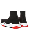 Speed ​​Runner High Top Sneakers Red Black - BALENCIAGA - BALAAN 4