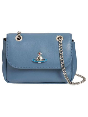 Emma Small Chain Perth Blue 52020005 42105 K401 - VIVIENNE WESTWOOD - BALAAN 1