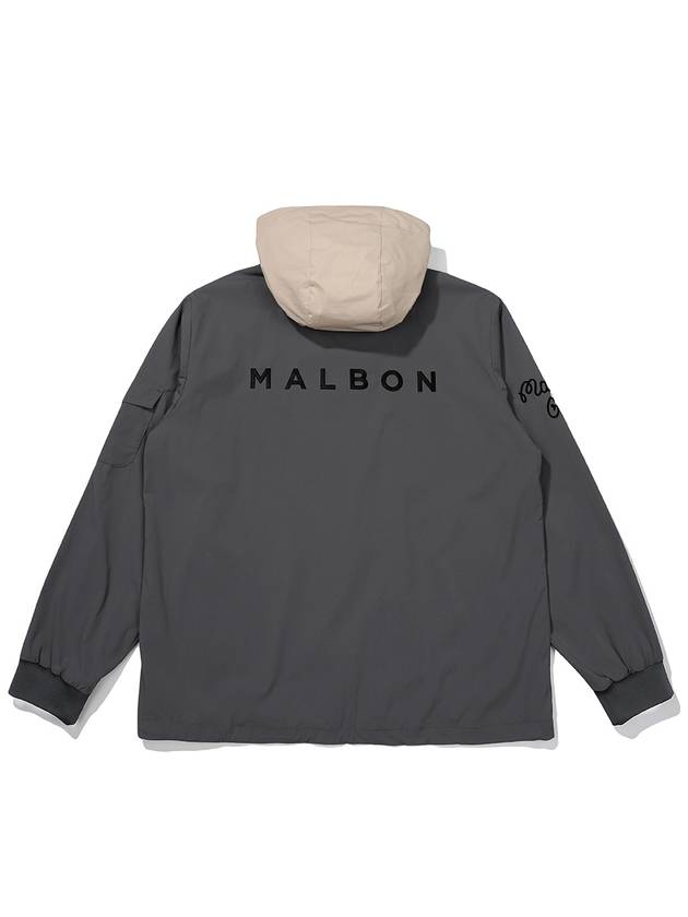 Cooper convertible jacket CHARCOAL MAN - MALBON GOLF - BALAAN 2