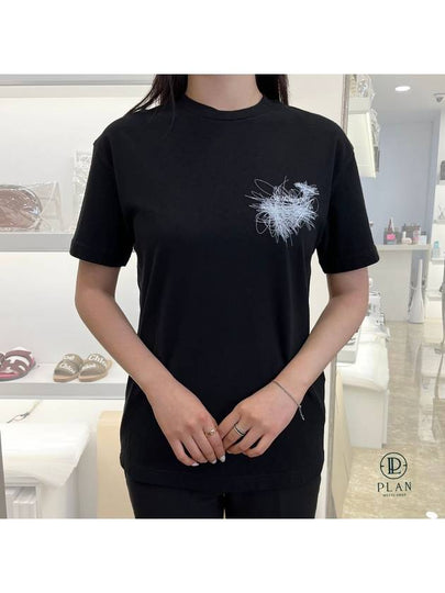 Pen Arrow Short Sleeve T-Shirt Black - OFF WHITE - BALAAN 2