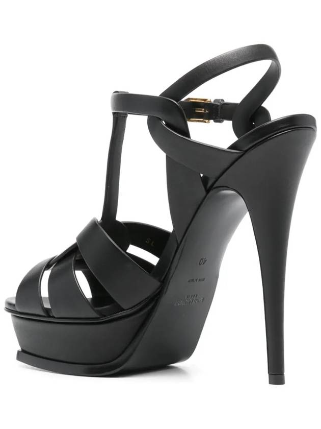 Classic Tribute 105 Sandal Heels Black - SAINT LAURENT - BALAAN 4