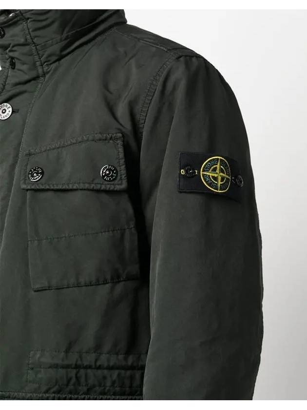 Men's Logo Patch Jacket Black - STONE ISLAND - BALAAN 4