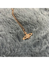 Mini Bas Relief Pendant Necklace Rose Gold - VIVIENNE WESTWOOD - BALAAN 3