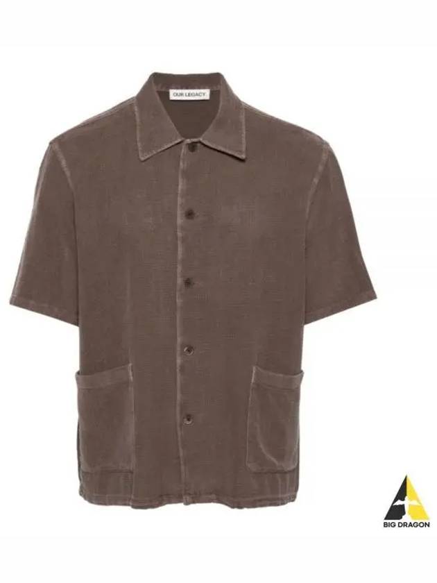 24SS Long Sleeve Shirt M2242EB BROWN SPARSE PANAMA - OUR LEGACY - BALAAN 2