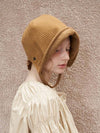 Reversible Strap Bonnet Hat Camel - BROWN HAT - BALAAN 1