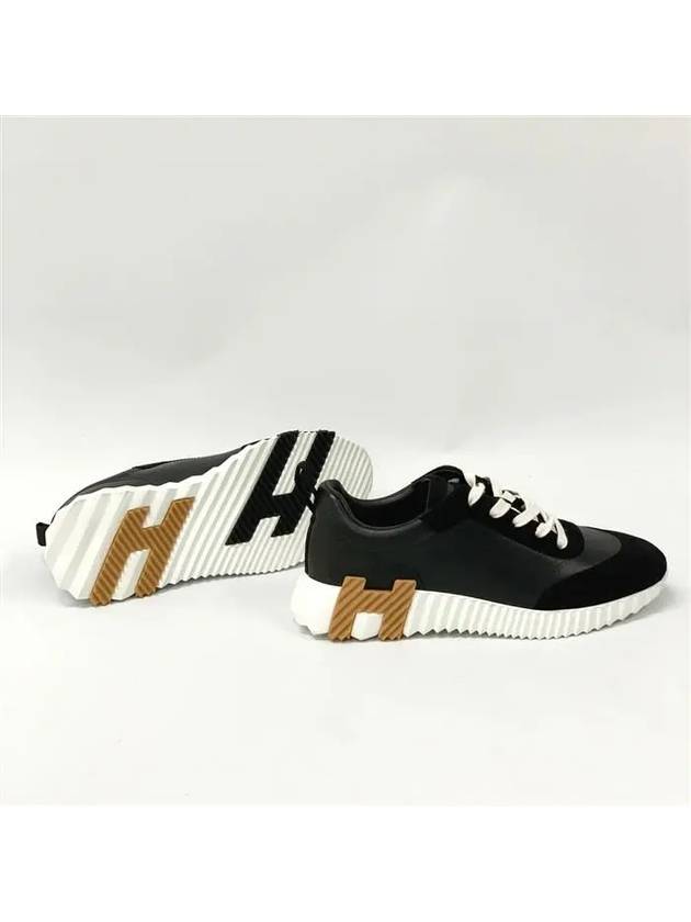 Bouncing Low Top Sneakers Noir - HERMES - BALAAN 3