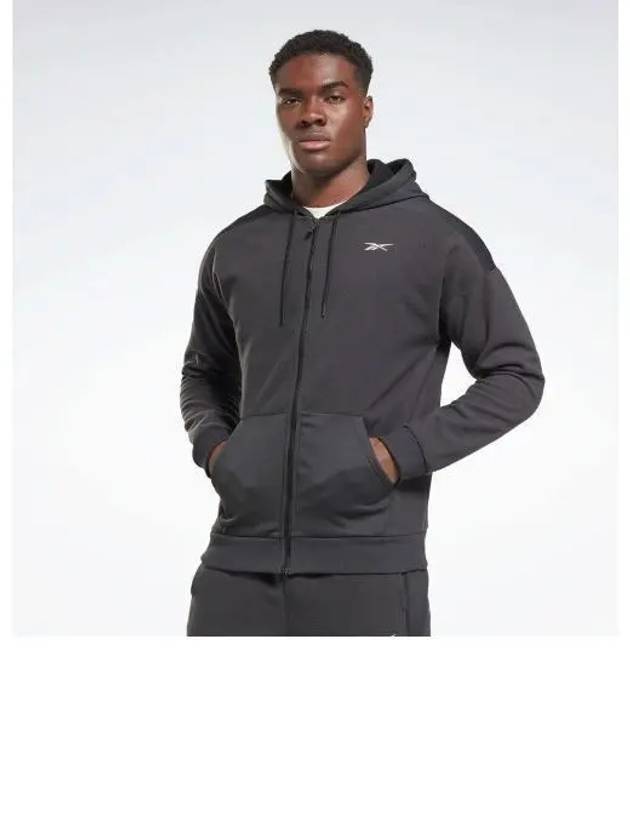 THERMOWARM Hoodie Zip up Black HI2265 - REEBOK - BALAAN 1