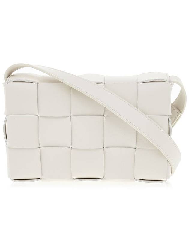 Intrecciato Cassette Cross Bag White - BOTTEGA VENETA - BALAAN 4