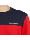 Men's Jeff JEFF Long Sleeve T-Shirt Red - J.LINDEBERG - BALAAN 9