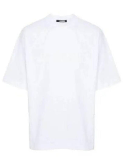 Le Typo Short Sleeve T-Shirt White - JACQUEMUS - BALAAN 2