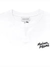 Handwriting Comfort Short Sleeve T-Shirt White - MAISON KITSUNE - BALAAN 3