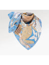 LV Journey Square 90 Scarf Blue - LOUIS VUITTON - BALAAN 3