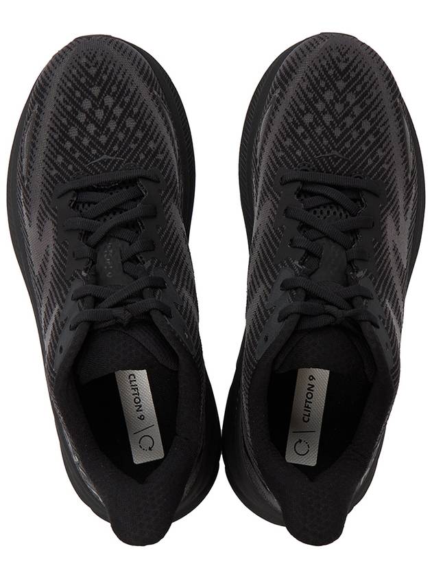 Clifton 9 Low Top Sneakers Black - HOKA ONE ONE - BALAAN 3