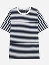 Striped Men s Short Sleeve T Shirt SUHS425E NW - NANAMICA - BALAAN 1