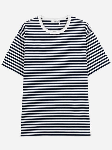 Striped Men s Short Sleeve T Shirt SUHS425E NW - NANAMICA - BALAAN 1