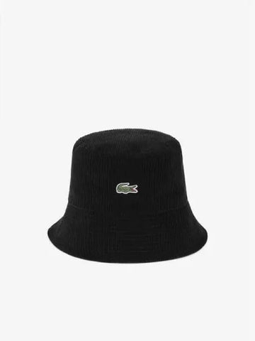 Corduroy Reversible Bucket Hat Bungeoji RK217E 53N 031 Domestic Product GQ2N23072670161 - LACOSTE - BALAAN 1