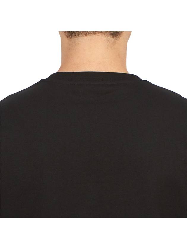 Anchor Patch Cotton Short Sleeve T-Shirt  Black - JW ANDERSON - BALAAN 10