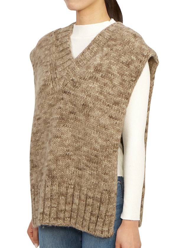 Botanical Dye Knit Vest Anthracite - MAISON MARGIELA - BALAAN 3