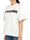 Logo T-Shirt Porcelain - JIL SANDER - BALAAN 3