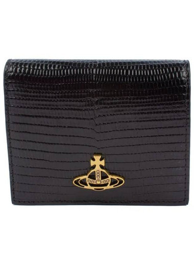 Logo half wallet 51010024U L004F N401 - VIVIENNE WESTWOOD - BALAAN 1