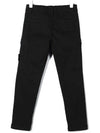 Kids Women s Wappen Pocket Pants Black 751630514 V0029 - STONE ISLAND - BALAAN 3