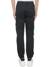 Stretch Cotton Cargo Straight Pants Black - STONE ISLAND - BALAAN 4