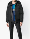 Men's Ballistic Bomber Jacket Black Fox Fur Black - MOOSE KNUCKLES - BALAAN 7