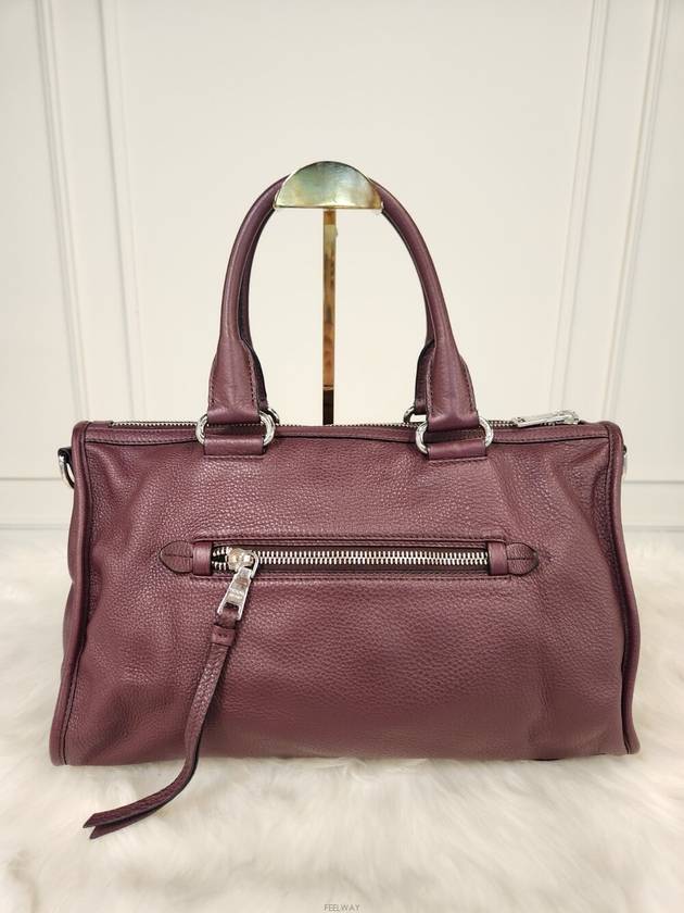 Daol Sangin Store Vitello Dino Motor Bag Burgundy BL0805 Condition A - PRADA - BALAAN 2