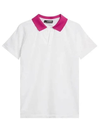 Baily Seamless Short Sleeve Polo Shirt White - J.LINDEBERG - BALAAN 2