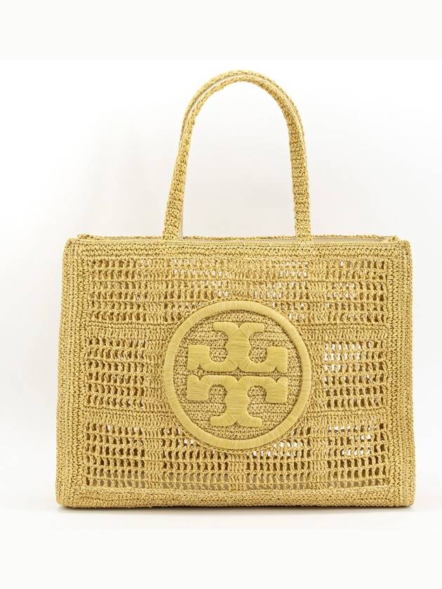 Ella Hand Crocheted Tote Bag Beige - TORY BURCH - BALAAN 2