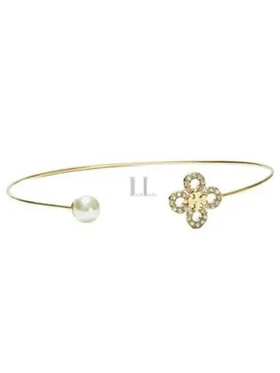 Kira Clover Pearl Cuff Bracelet Gold - TORY BURCH - BALAAN 2