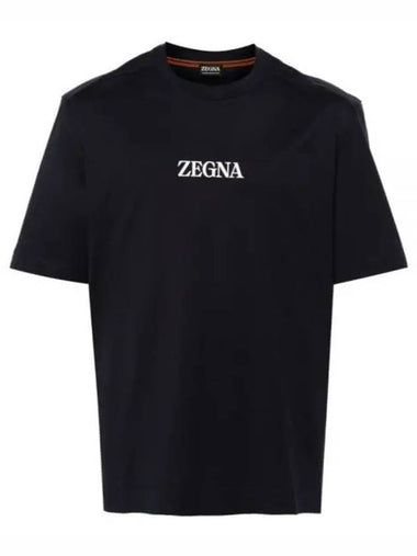 24 UTE COTTON T SHIRT RUD364 A7D777 B09 logo short sleeve - ERMENEGILDO ZEGNA - BALAAN 1