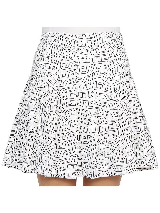 Women's Adina Print Skirt White - J.LINDEBERG - BALAAN 7