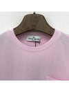 Kids Logo Patch Pocket Short Sleeve T Shirt 14 Pink 801620347 V0080 - STONE ISLAND - BALAAN 3