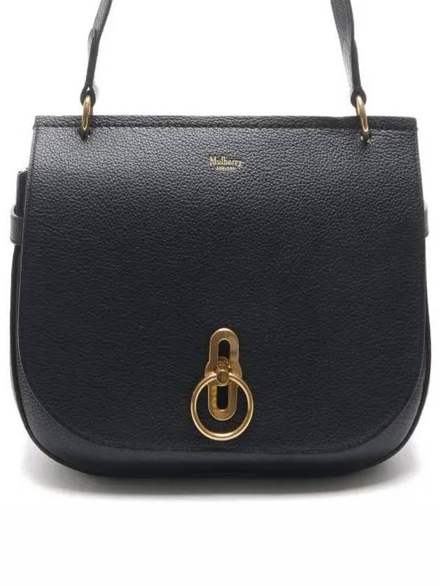 Women's Amberley Leather Shoulder Bag Black - MULBERRY - BALAAN 2