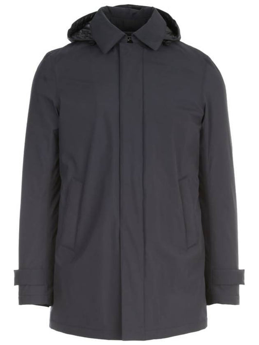 Gore-Tex fabric parka jacket navy - HERNO - BALAAN 1