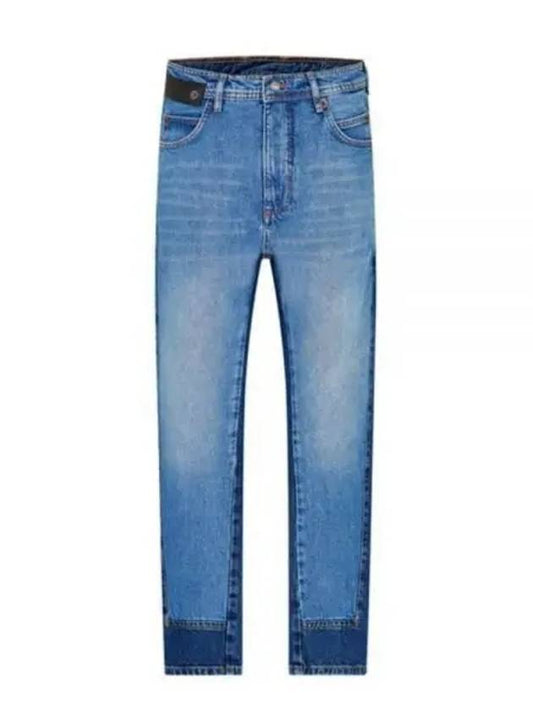 Men's Slim Tapered Low Rise Jeans Blue - NEIL BARRETT - BALAAN.