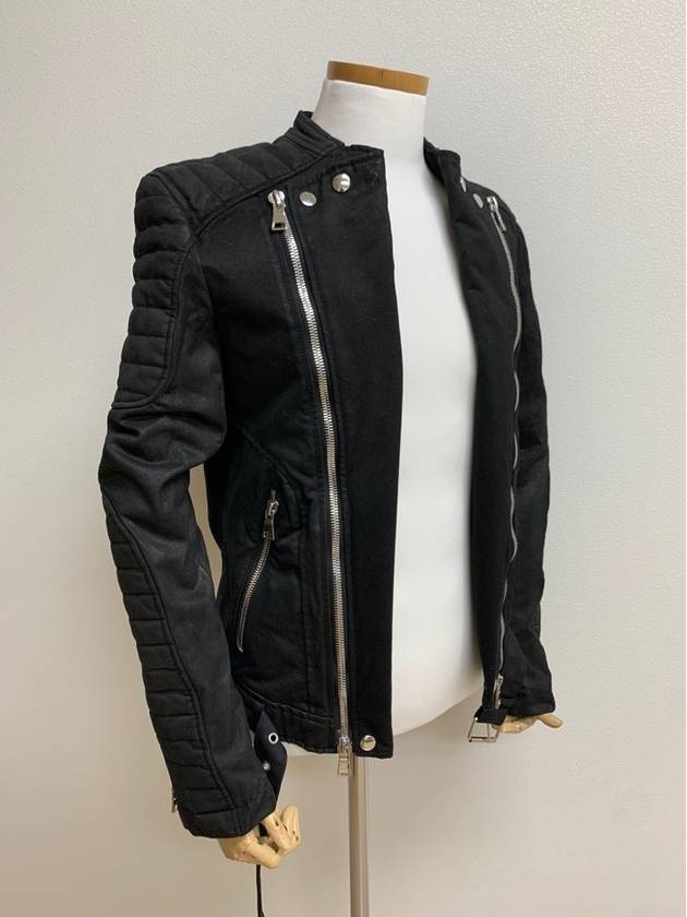 Coated rider jacket black XS - BALMAIN - BALAAN 7