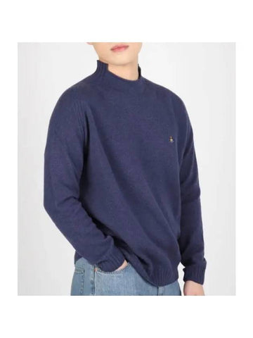 Fisherman Jumper Knit Top Navy - VIVIENNE WESTWOOD - BALAAN 1