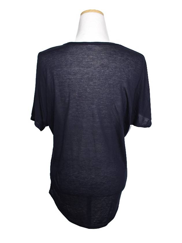 Helmut Lang midnight blue tencel t shirt 55 66 - HELMUT LANG - BALAAN 2